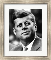 Vector Portrait of John F Kennedy Fine Art Print