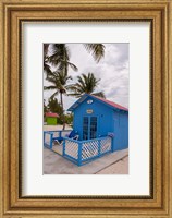 Bahamas, Eleuthera, Princess Cays, beach bungalow Fine Art Print