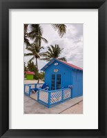 Bahamas, Eleuthera, Princess Cays, beach bungalow Fine Art Print