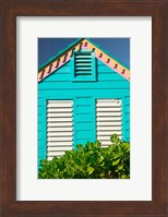 Colorful Cottage at Compass Point Resort, Gambier, Bahamas, Caribbean Fine Art Print