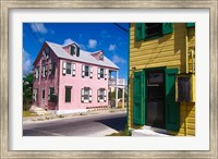 Colorful Loyalist Home, Governor's Harbour, Eleuthera Island, Bahamas Fine Art Print