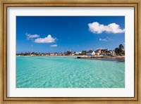 Bahamas, Eleuthera Island, Tarpum Bay, town beach Fine Art Print