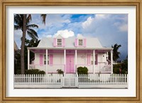 Bahamas, Eleuthera, Dunmore, Colonial-era house Fine Art Print