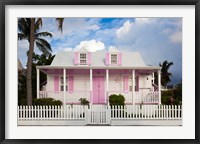 Bahamas, Eleuthera, Dunmore, Colonial-era house Fine Art Print