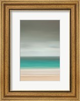 Bahamas, Eleuthera, Pink Sand Beach on a cloudy day Fine Art Print