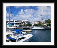 Careenage, Bridgetown, Barbados, Caribbean Framed Print