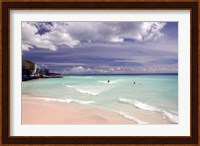 View of Dover Beach, Barbados, Caribbean Fine Art Print