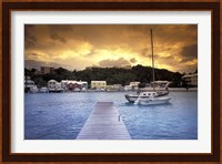 View of Flatts Village, Bermuda, Caribbean Fine Art Print