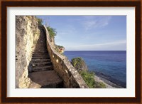 1,000 Steps Limestone Stairway in Cliff, Bonaire, Caribbean Fine Art Print