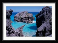 Beach on South Coast, Bermuda, Caribbean Fine Art Print