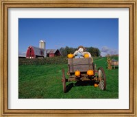 Pumpkin Man and Farm, Vermont Fine Art Print
