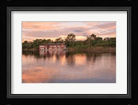 Delfin river boat, Amazon basin, Peru Fine Art Print