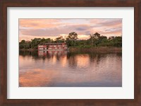 Delfin river boat, Amazon basin, Peru Fine Art Print