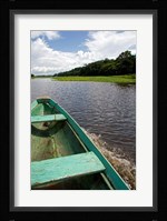 Dugout canoe, Arasa River, Amazon, Brazil Fine Art Print