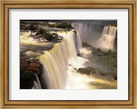 Towering Igwacu Falls Thunders, Brazil Fine Art Print