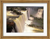 Towering Igwacu Falls Thunders, Brazil Fine Art Print
