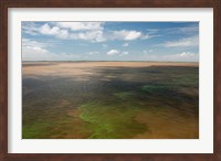 Brazil, Amazon River, Algae bloom Fine Art Print