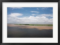 Brazil, Amazon River Meeting of the waters Fine Art Print