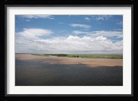 Brazil, Amazon River Meeting of the waters Fine Art Print