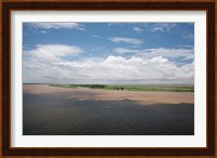 Brazil, Amazon River Meeting of the waters Fine Art Print