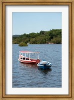 Fishing boats, Amazon, Brazil Fine Art Print