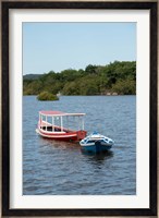 Fishing boats, Amazon, Brazil Fine Art Print