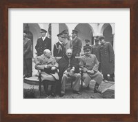 Leaders Meeting at the Yalta Conference Fine Art Print