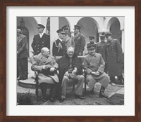 Leaders Meeting at the Yalta Conference Fine Art Print