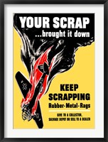 Keep Scrapping Fine Art Print