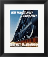 Don't Waste Transportation Fine Art Print