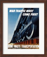 Don't Waste Transportation Fine Art Print