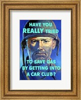 Save Gas - Car Club Fine Art Print