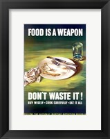 Food Is A Weapon Fine Art Print