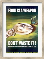 Food Is A Weapon Fine Art Print