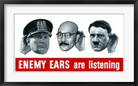 Enemy Ears are Listening Fine Art Print