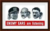 Enemy Ears are Listening Fine Art Print