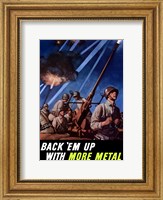 Back Em Up with More Metal Fine Art Print
