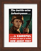 The Battle-Wise Infantryman Fine Art Print