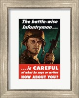 The Battle-Wise Infantryman Fine Art Print