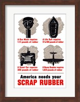 America Needs Your Scrap Rubber Fine Art Print