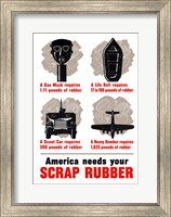 America Needs Your Scrap Rubber Fine Art Print