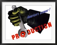 America's Answer!  Production Fine Art Print