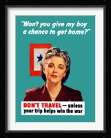 Don't Travel Fine Art Print