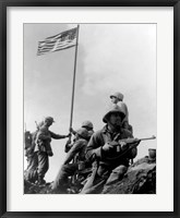 1st American Flag Raising Fine Art Print