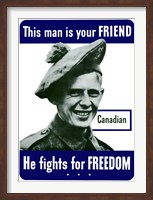 This Man is Your Friend - Canadian Fine Art Print