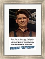 Produce for Victory Fine Art Print