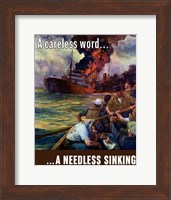 A Careless Word, A Needless Sinking Fine Art Print