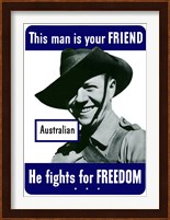 This Man is Your Friend - Australian Fine Art Print