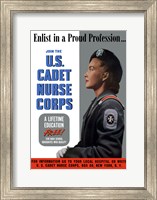 US Cadet Nurse Corps - A Lifetime Education Free Fine Art Print