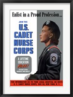 US Cadet Nurse Corps - A Lifetime Education Free Fine Art Print